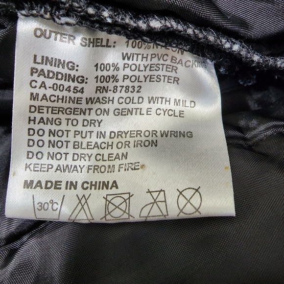 Viking Tempest Black Snow Ski Pants Size Short Size M - Picture 10 of 10